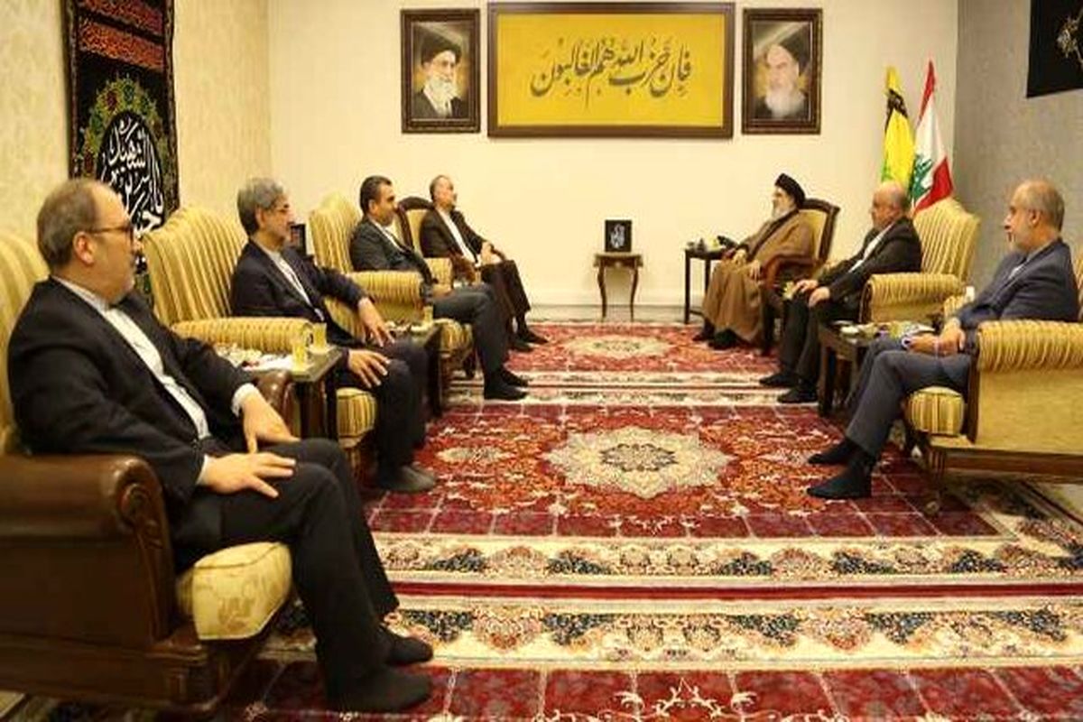 وزیر خارجه ایران با سیدحسن نصرالله دیدار کرد