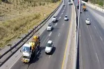 خط‌کشی ۱۲۵ هزار کیلومتر از محورهای مواصلاتی کشور در هفت‌ماهه سال جاری