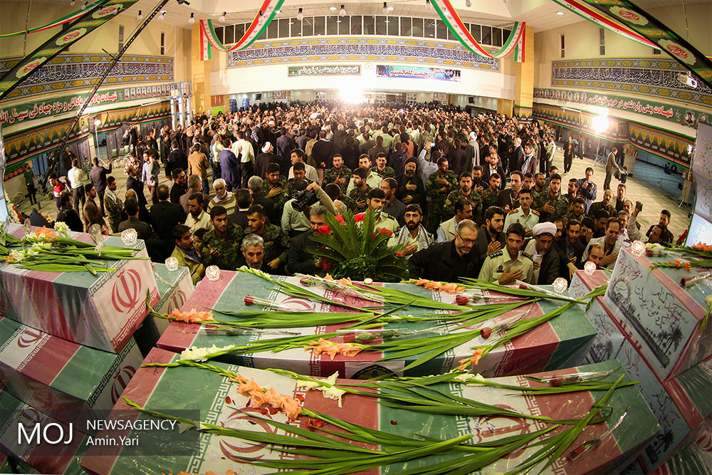 مراسم وداع با 54 شهید دفاع مقدس نیروی انتظامی 