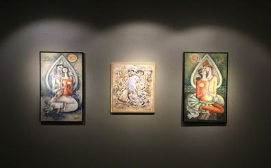 نمایشگاه آثار عباس معیری در گالری شیرین برگزار شد