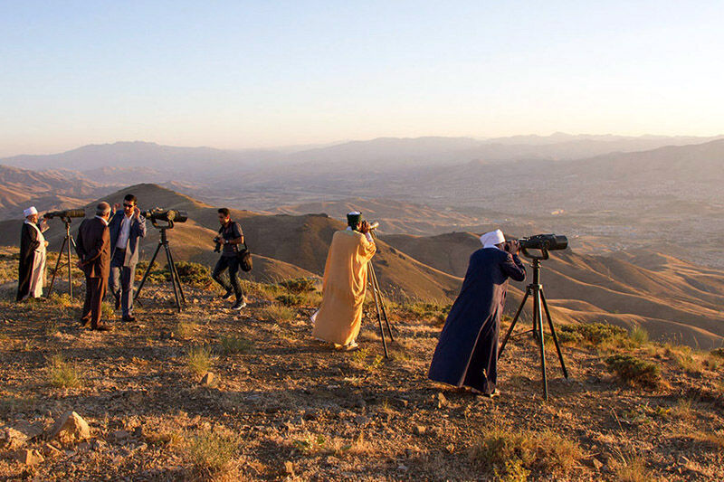 اعزام گروه های استهلال هلال ماه شوال به نقاط مختلف کردستان