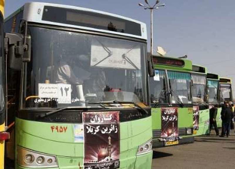 اختصاص 80 دستگاه اتوبوس برای خدمت رسانی به زائرین اربعین حسینی 