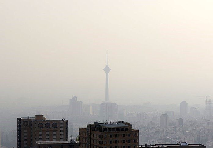 آلودگی هوای تهران در 16 بهمن به 156 رسید