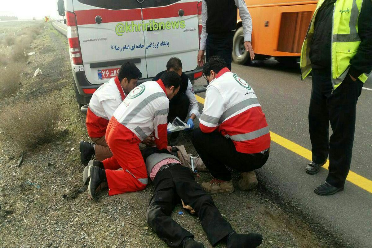 حادثه رانندگی در محور نیشابور – مشهد 2 قربانی گرفت