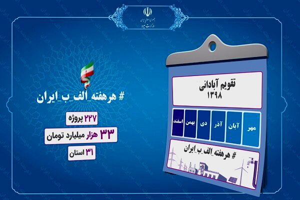 ۲۰ طرح آب و برق در استان هرمزگان به بهره ‌برداری رسید