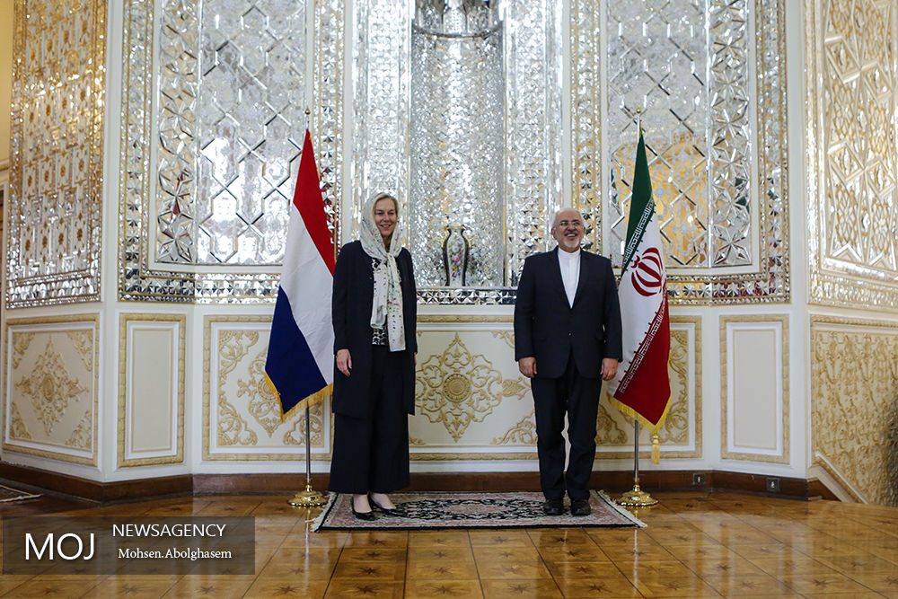 دیدار وزیر امور خارجه هلند با محمد جواد ظریف