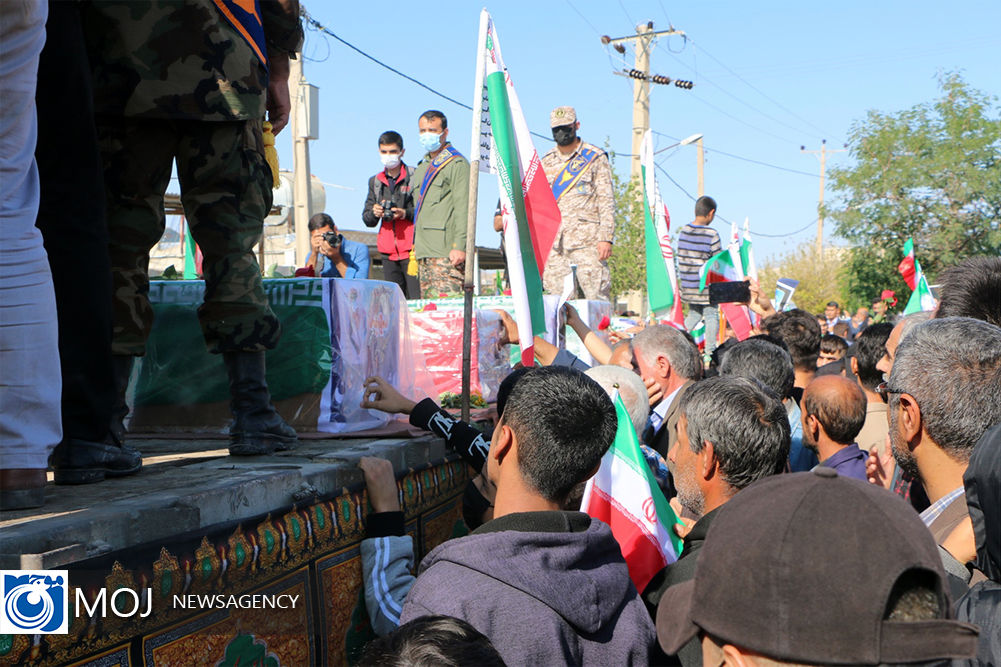 مردم کرمانشاه امروز میزبان ۷ شهید گمنام هشت سال دفاع مقدس بودند