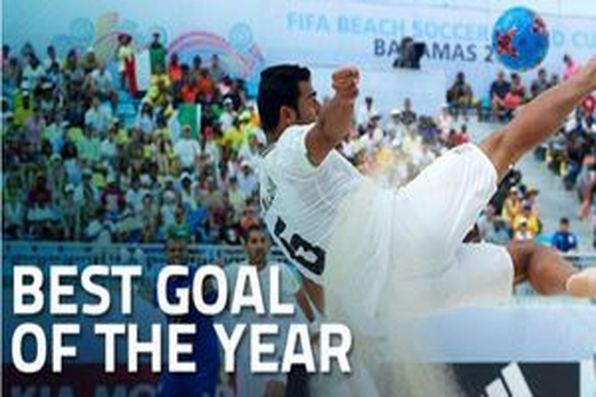 دو فوتبالیست ایرانی کاندید دریافت عنوان برترین گل سال فوتبال ساحلی جهان