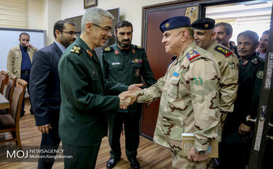 دیدار فرماندهان ارشد نظامی عراق با فرمانده ستاد کل نیروهای مسلح