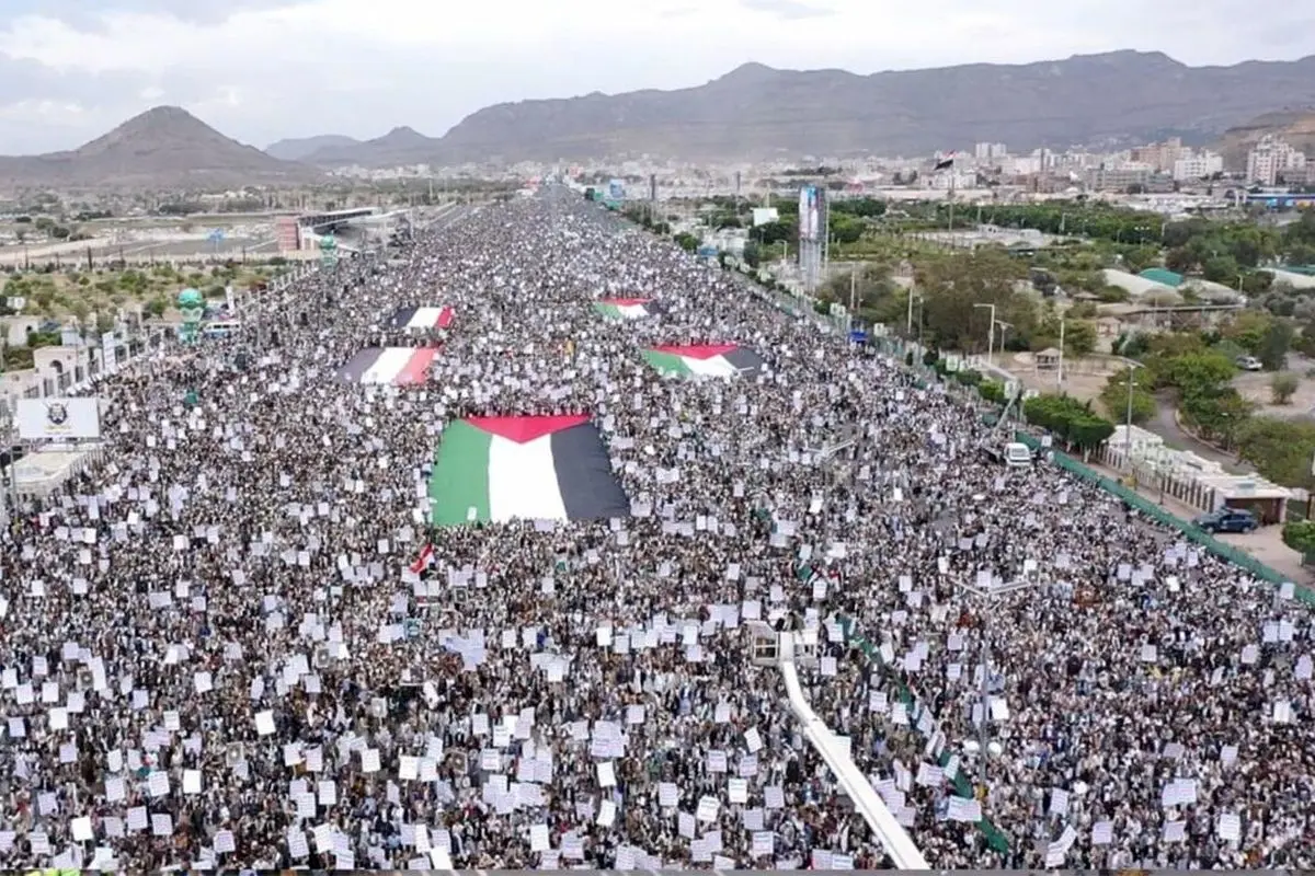یمنیها به آمریکا در تظاهرات میلیونی پیامی دادند