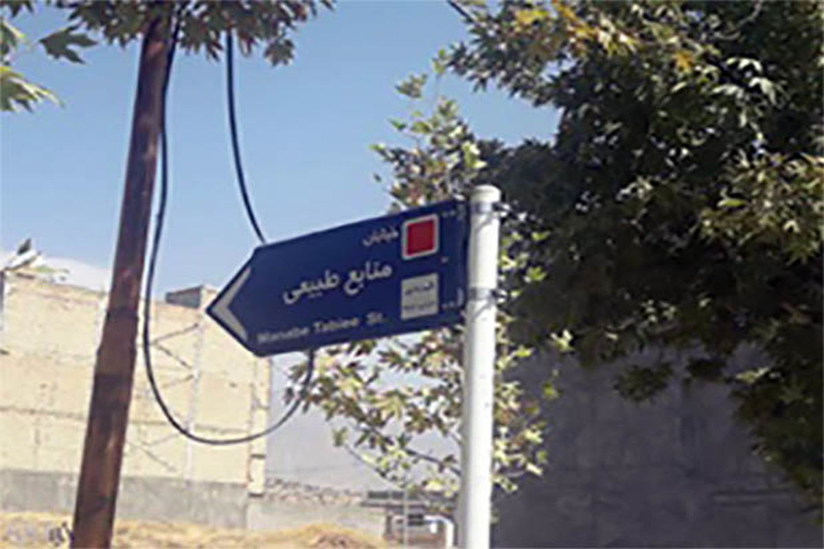 یک خیابان در شهرستان چگنی «منابع طبیعی» نام گرفت