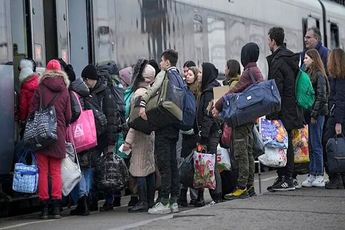 یک میلیون تن از اوکراین فرار کرده‌اند