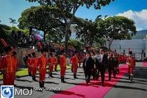 استقبال رسمی رئیس جمهور ونزوئلا از رئیس جمهور