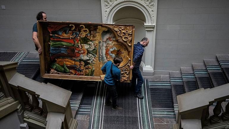 بزرگترین موزه آثار هنری اوکراین تخلیه شد