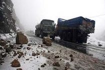 خطر ریزش سنگ در جاده های کوهستانی البرز