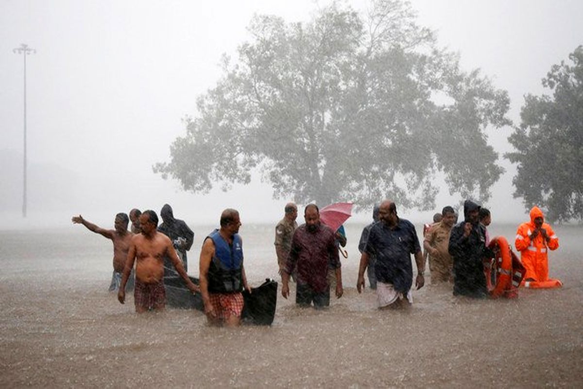 floods in India killed Over 100 and displaced millions
