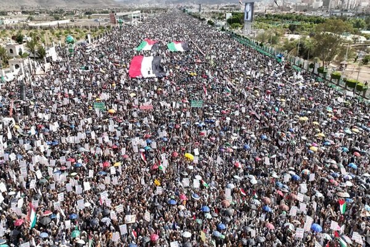 میلیون‌ها یمنی علیه مثلث شوم راهپیمایی کردند