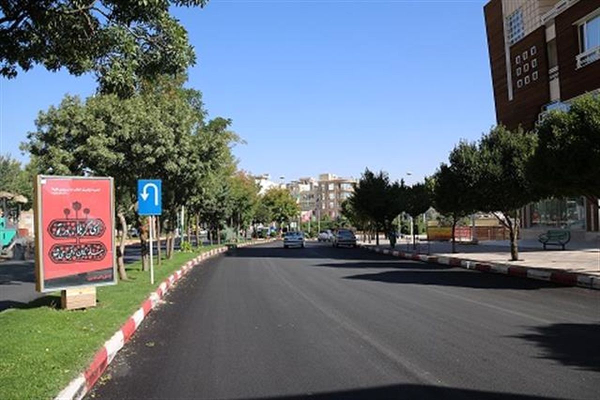 آسفالت وبهسازی حد فاصل میدان امام شافعی تا میدان کوهنورد