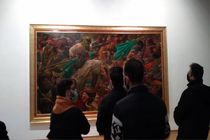 نمایشگاه نقاشی آل علی علیهم‌السلام افتتاح شد/ ۱۴ اثر از حسن روح الامین در فرهنگسرای نیاوران