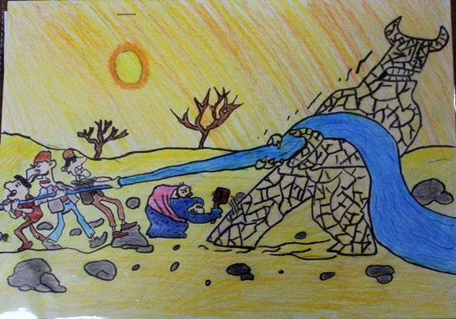 ارسال بیش از ۲۰۰۰ اثر به مسابقه نقاشی "آب =زندگی" در کردستان