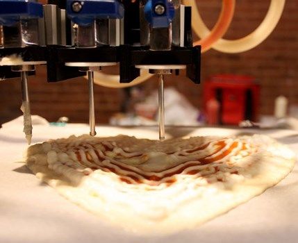 رباتی که پیتزا چاپ می‌کند