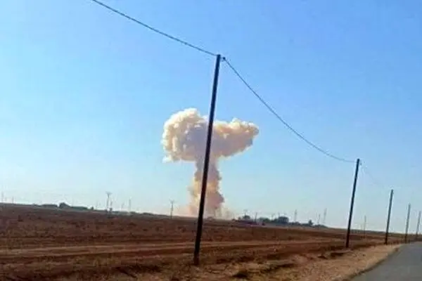 انفجار مهیب در نزدیکی سیلوهای عامر الحسکه سوریه رخ داد