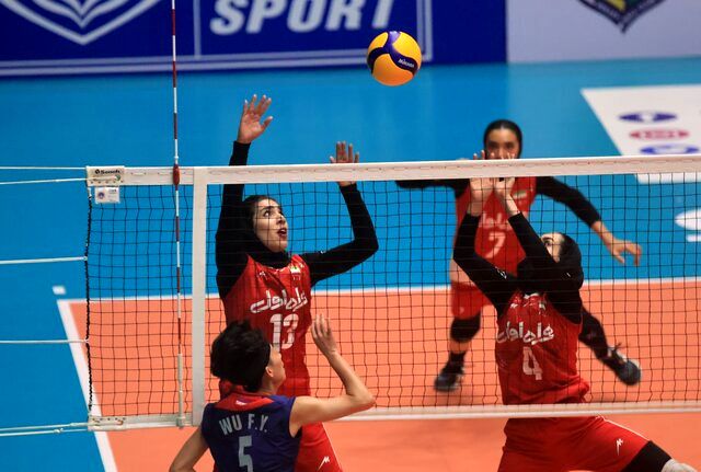 شکست والیبال زنان ایران مقابل هند