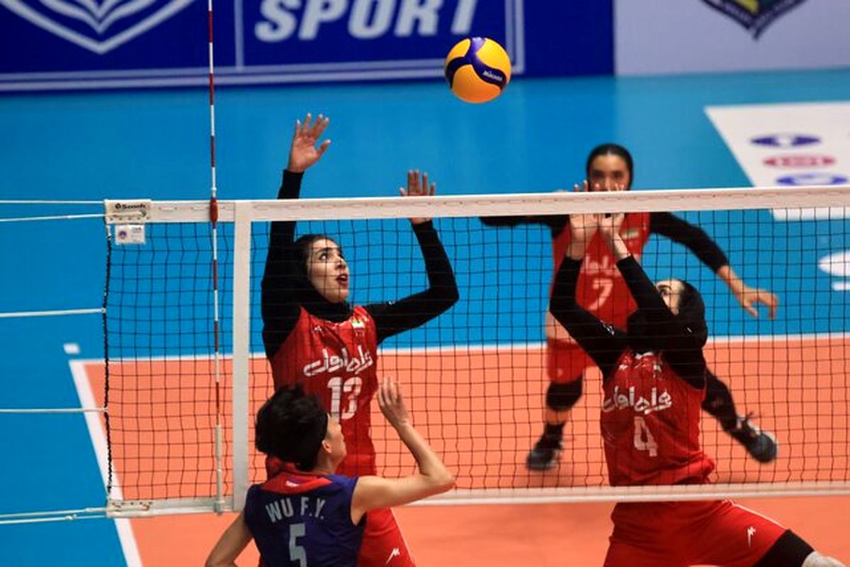 والیبالیست‌های خانم ایران به مقام دهم آسیا اکتفا کردند