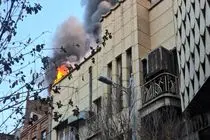 آتش‌سوزی گسترده در سینمای متروکه لاله‌زار؛ حریق تحت کنترل است