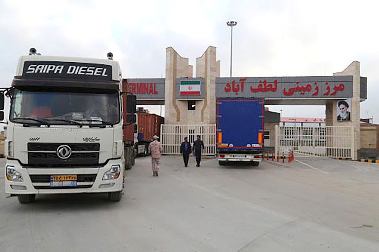 فراهم شدن امکان صادرات کالا از طریق مرز لطف آباد به کشورهای آسیای مرکزی 
