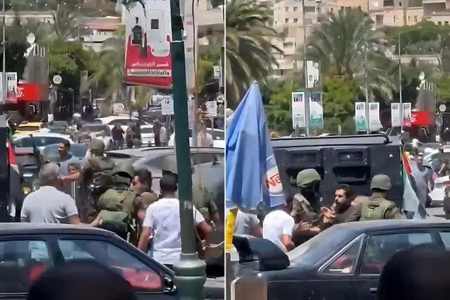 نیروهای تشکیلات خودگردان از برگزاری تظاهرات حمایت از غزه مانع شدند