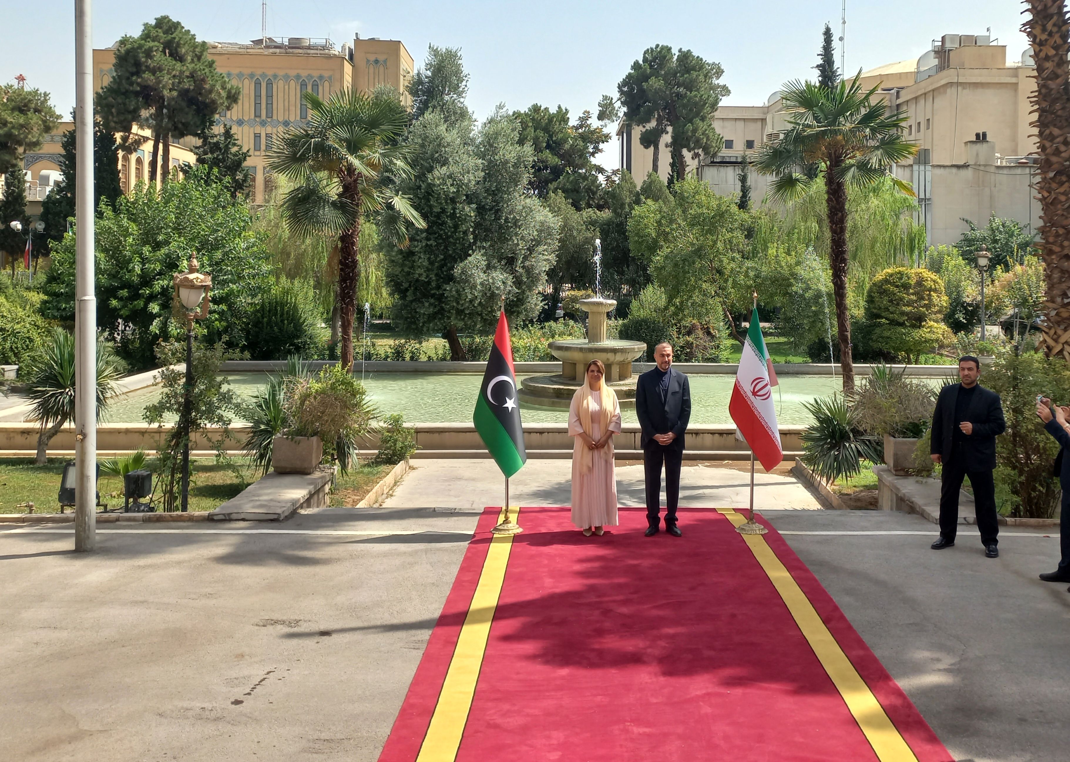 وزیران خارجه ایران و لیبی باهم دیدار کردند