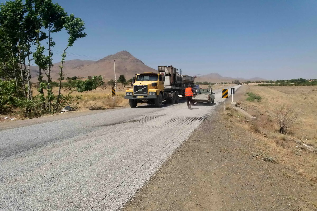 پایان عملیات سیلکت محور روستایی کته شور درشهرستان لنجان 