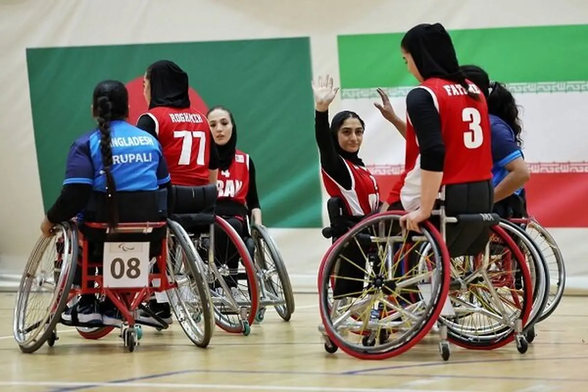 بسکتبال با ویلچر سه نفره دختران