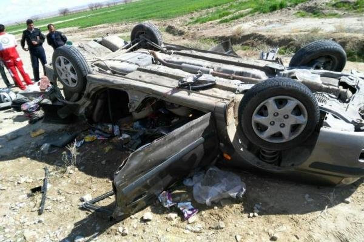 واژگونی خودروی ۴۰۵ در کردکوی ۴ مصدوم برجای گذاشت