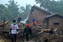 تلفات سیل و رانش زمین در اندونزی به 68 نفر رسید