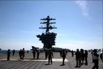 ناو هواپیمابر آمریکایی به مقصد غرب آسیا حرکت کرد
