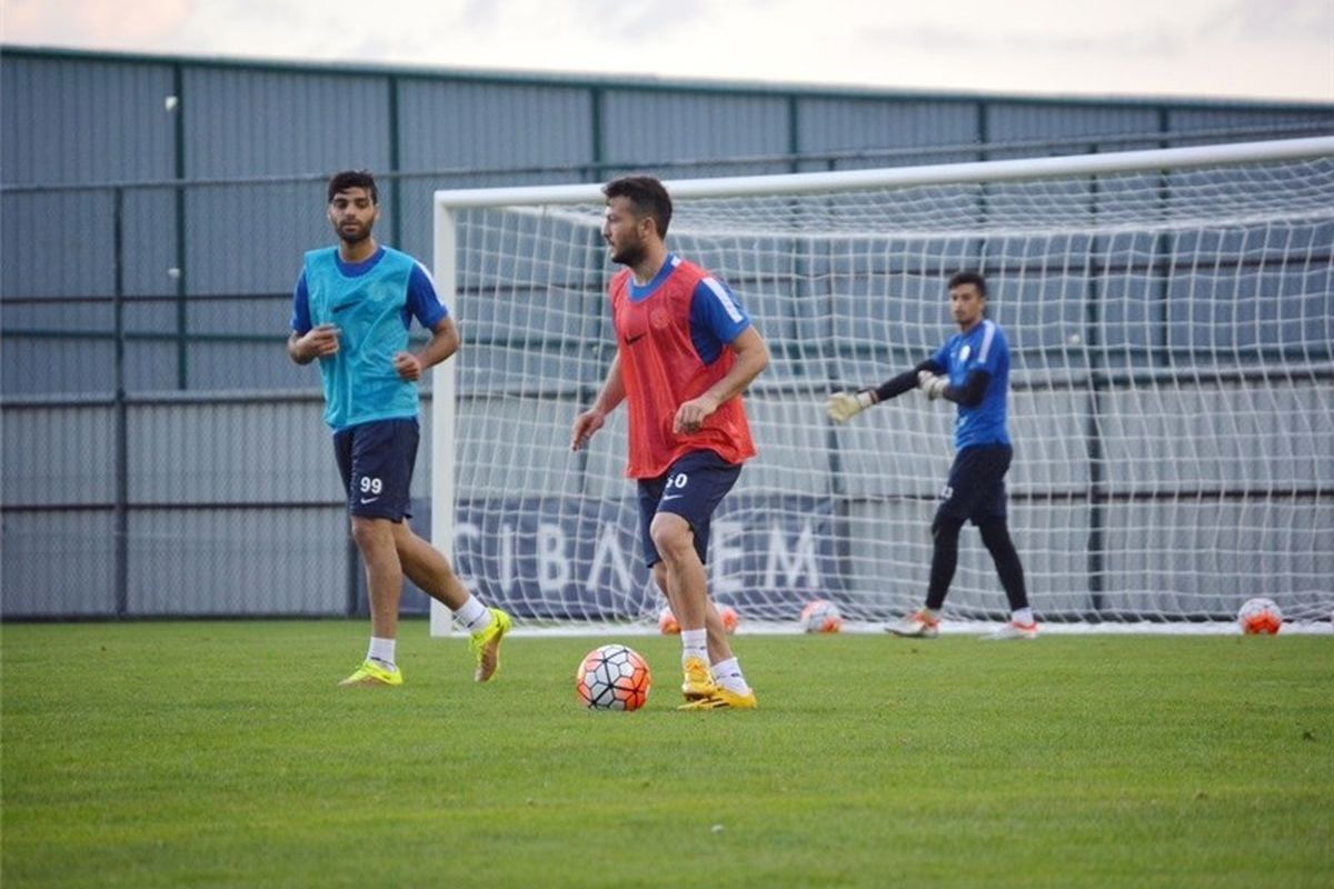 آخرین تمرین تیم فوتبال ریزه اسپور در ترکیه برگزار شد