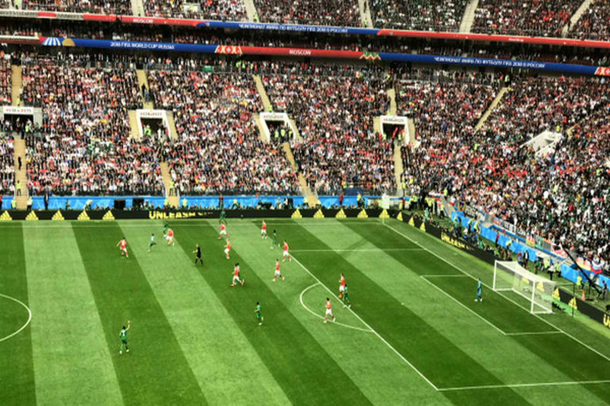 اولین گل جام جهانی  2018 توسط  یوری گازینسکی به ثمر رسید/ روسیه اولین گل را زد
