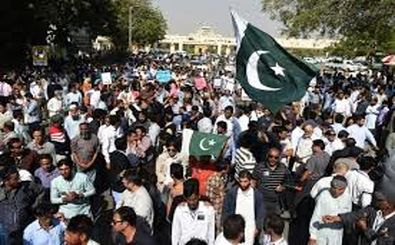 آغاز تظاهرات های ضد دولتی در پاکستان