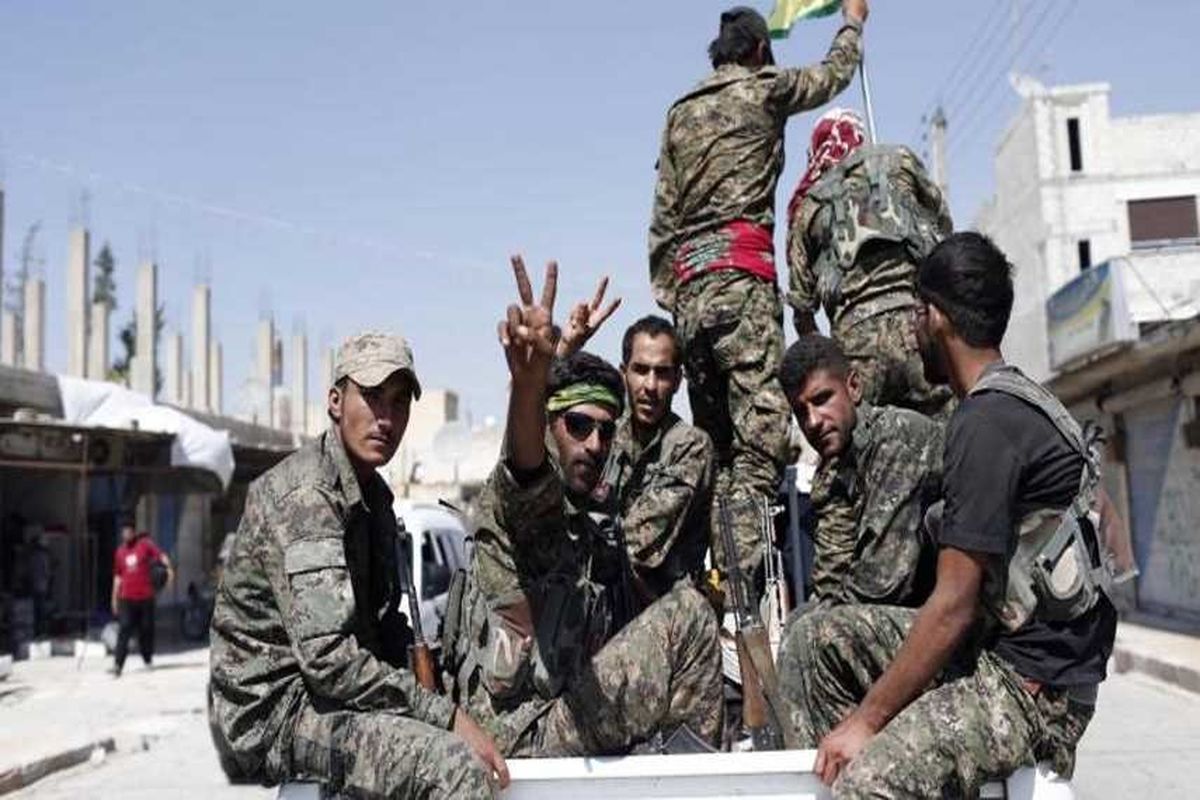 گروهک وابسته به داعش در سوریه توسط کردها منهدم شد