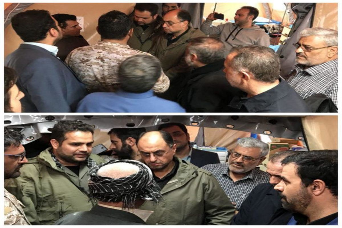 نماینده مقام معظم رهبری از مناطق زلزله‌زده کرمانشاه بازدید کرد