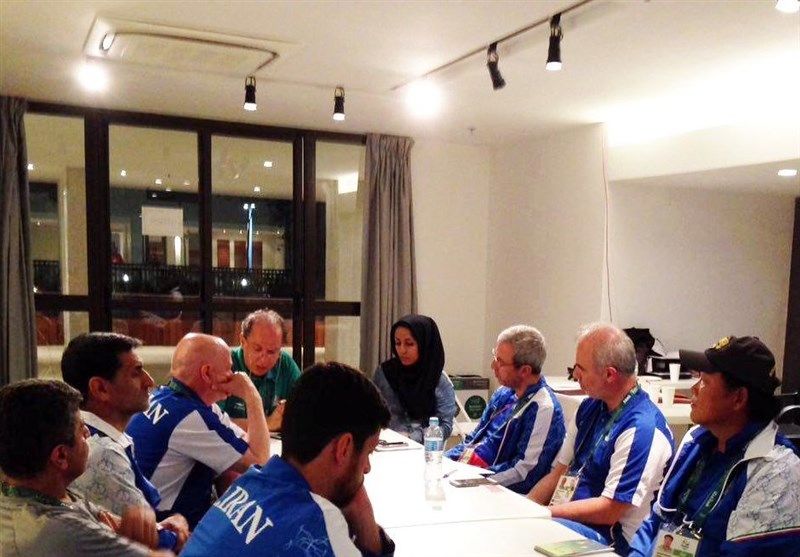 اولین جلسه سرپرستی کاروان ایران در دهکده المپیک برگزار شد