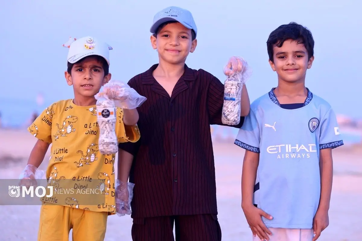 طرح مردمی پاک سازی سواحل کیش