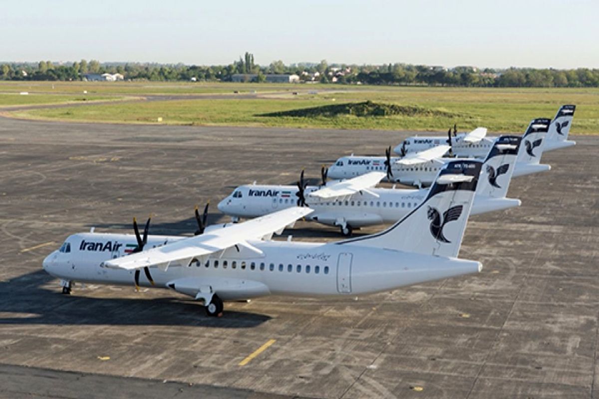 پنج فروند هواپیمای ATR  وارد کشور شدند