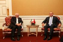 ظریف با همتای ترکیه‌ ای‌ خود دیدار کرد