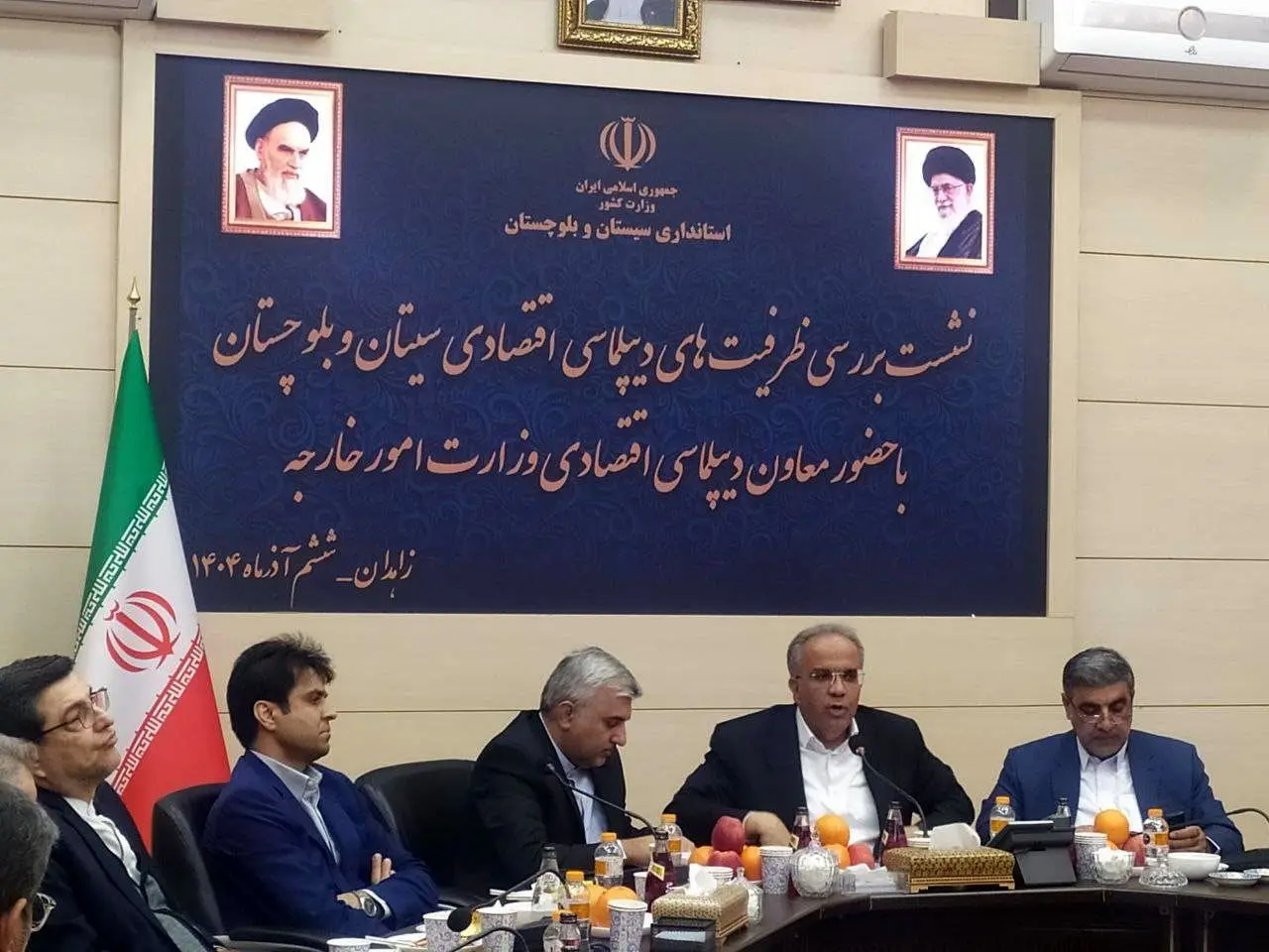 ​سفر معاون دیپلماسی اقتصادی وزارت امور خارجه به استان سیستان و بلوچستان