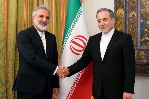 سرکنسول جدید ایران در حیدرآباد با وزیر امور خارجه دیدار کرد