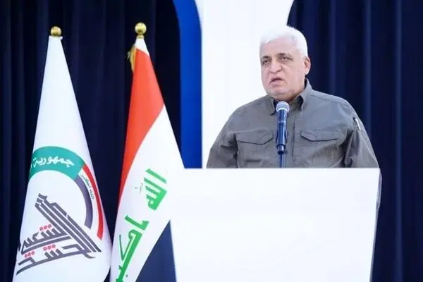 رئیس سازمان حشد شعبی به پارلمان عراق پیامی فرستاد