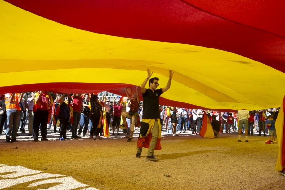 برگزاری تظاهرات وحدت در اسپانیا